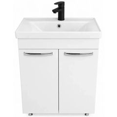 Шкаф под умывальник Mashtab 11985 Agat cu 2 usi 60cm Alb