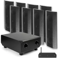 Колонки Hi-Fi LitheAudio 7.1 Wireless Surround Sound Cinema Kit With WiSA Cinema Hub (B-IO1-W-71CH-B)