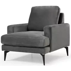 Fotoliu Trendy Papira-Antracit 90x88x80cm