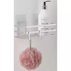 Полка для ванной Teknotel ST181al Raft dreptunghiular 11x25x9.5cm, metal alb