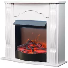 Șemineu electric ArtFlame Clasic & Corsica, 883x950x300 mm, Alb