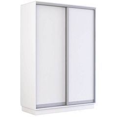 Dulap Mobildor-Lux Fox uși glisante din PAL (130x60x220H cm) Alb