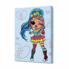 Картина по номерам Ideyka (KHO6278) L.O.L. Surprise! Tweens Emma Emo, 30х40