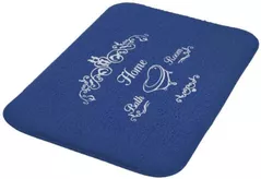 Covoraș de baie Bisk 07495 NICEA 50x80 cm albastru