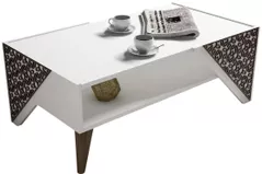 Журнальный столик Trendy Берил, белый 105x58x40 см