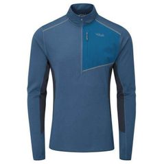 Одежда для спорта Rab Tricou barbati Syncrino Light Pull-On Denim S (QFF-19-DEN-SML)