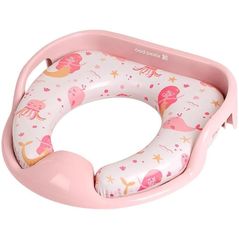 Oală Kikka Boo 31403010010 Reductor moale pentru toaleta Sea World Pink