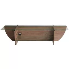 Comodă TV Trendy Crin, Nuc 158x40x35cm