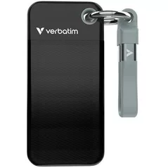 Накопители SSD внешние Verbatim M.2 External SSD 512GB Verbatim Pocket USB 3.2 Gen 2, Black/Grey (VER_32282)