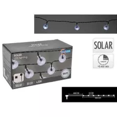Гирлянда Promstore 54358 Luminițe Globuri 30 LED, 4,5m, alb rece