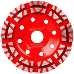 Набор головок, бит, насадок Raider 209945 Cupa diamantata slefuit 125x22.2mm LR type