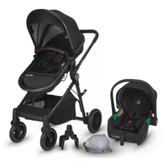 Детская коляска Coccolle Ago Diamond black, 3in1 cu landou transformabil