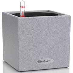 Ghiveci pentru flori Lechuza Canto Stone 14, Stone Gray