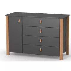 Комод-пеленатор Veres 35.2.351.2.16 Монако 1200 темно-серый