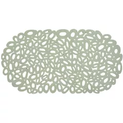 Covoraș de baie Bisk 08461 antiderapant GRAVA ECO 68/36 verde