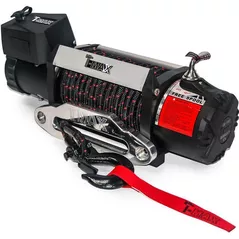 Лебёдка T-Max Лебедка FVT10000 фунтов 12 В с 28 метрами синтетического троса