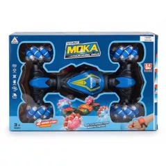 Jucărie cu telecomandă New World 2057 Masina STUNT Rock Crawler cu T/C, albastra, 2408D