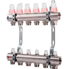 Set distribuitor MPN 49289 Colector cu debimetre 1" cu 4 circ Ø3/4"
