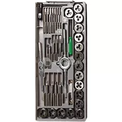 Набор ручных инструментов Gadget tools 490907 набор для нарезки резьбы 40шт.