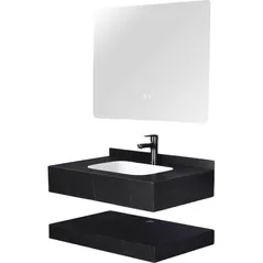 Dulap pentru lavoar SanDonna Set 1009N (80cm) piatra sinterizata