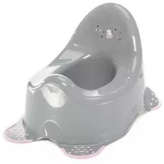 Oală ZOPA 41663 Olita ergonomica Unicorn Grey/Pink