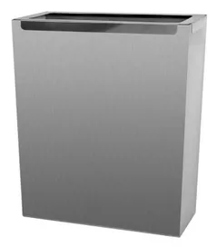 Урна для мусора Bisk 00390 de perete dreptunghiular fara capac 35L SAT/NICK
