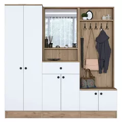 Mobilă pentru antreu Trendy P6-M3-2490, 179x182x35cm (GTR001425)