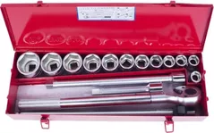Set de unelte de mână King Tony 6316MR набор 3/4" торцевых головок 6 гран. 21-50мм принадлежностей, 16 пр.