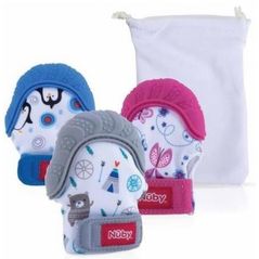 Игрушка-прорезыватель Nuby ID6804 Прорезыватель-рукавичка (3+)