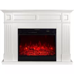 Șemineu electric ArtFlame Sicilia & Mirabela, 1000x1320x300 mm, Alb