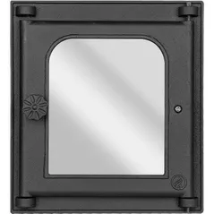 Accesoriu şemineu ArtFlame Ușă p/u sobă K 302, 340x310x70 mm, Negru