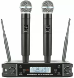 Microfon Flame BY-620 Sistem Wireless Microfoane Vocale