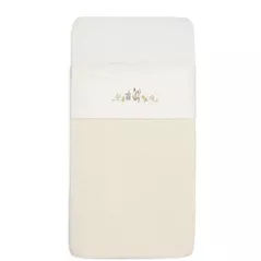 Lenjerie de pat pentru copii Jollein 008-524-67086 Cearsaf pentru patut Riverside, 120x150cm
