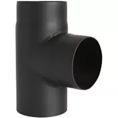 Coș de fum miscellaneous Teu la cos de fum negru 90 D160