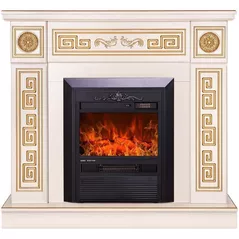 Șemineu electric ArtFlame Versailles gold & Cris