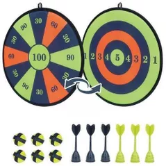 Joc activ inSPORTline SL-00014301 Tinta dubla cu mingi si sageti DSTS140 26710