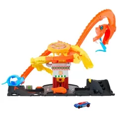 Mașină Hot Wheels HTN81 Трек Атака кобры на пиццерию