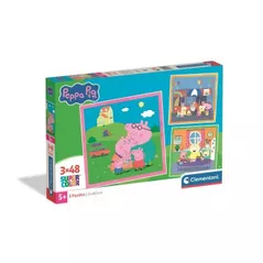 Puzzle Clementoni Puzzle 3x48 Peppa Pig 2026 (25001)