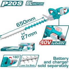 Foarfece pentru arbuști Total tools THTLI40028