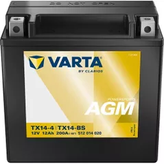 Acumulator auto Varta 12AH 200A(EN) клемы 1 (152x88x147) M6 018 AGM YTX14-BS (512014020K544)