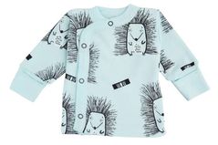 Детская одежда Minikin 242200362 Hedgehog Распашонка голубой с рисунком 1-3мес (62см)