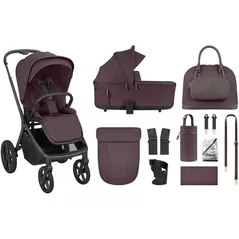 Детская коляска Kikka Boo 31001020173 Carucior 2in1 Goya Platinum Merlot