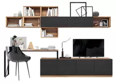 Set mobilă living Indart Livingul Light 06 (300x42x200)