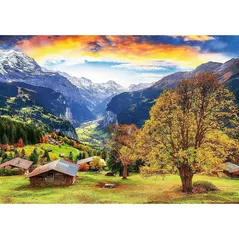 Puzzle Trefl 10775 Puzzle 1000. Un sat alpin pitoresc