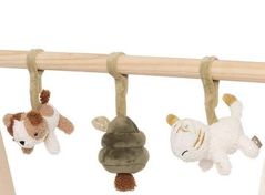 Jucărie cu pandantiv Jollein 108-001-68102 Set de jucarii pentru Babygym Tiny Park