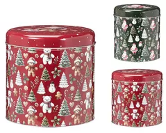 Новогодний декор Promstore 20283.1 Cutie de Craciun D20cm, H20cm Brazi, ursuleti, metal