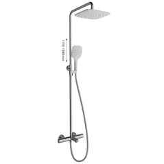 Душевая панель Ravak Bara dus termostatica cu pipa chrome/white TE 092.00CR/WH (X070098)