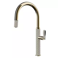 Bateria bucătărie Gessi 60914-434 Crème/Brass PVD