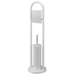 Держатель бумаги Hydro S 0430062 + perie WC cu suport, alb