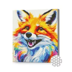 Картина по номерам Art Gallery GB87155 Mozaic cu diamante 30x40cm Vulpea fericita